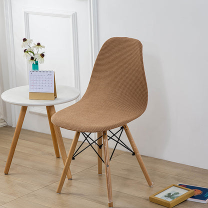 Bulk Elastic Shell Chair Cover Thicken Grid Pattern Dining Chair Covers for Weddings Party Home Decor Wholesale