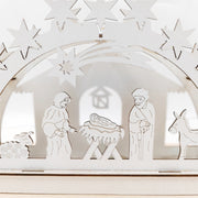 Glow Nativity Scene Ornament Bulk Set for Home Tabletop Mantel Decor Artificial