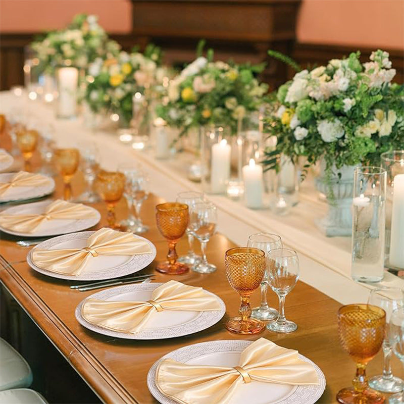 Bulk 2 Pcs Alloy Napkin Rings for Kitchen Dinner Party Wedding Table Decor Wholesale