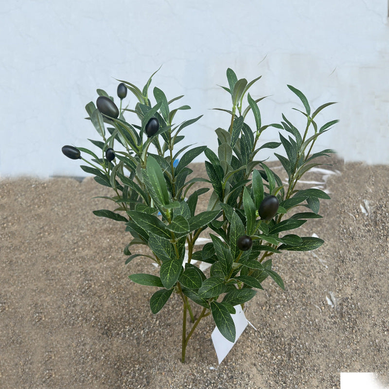 Artificial Olive Leaf Stems, Velvet Material, 49" Length, Set of 720, Perfect for Home Decor, Wedding Arrangements, and Commercial Displays