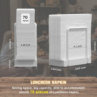 Bulk Table Napkin Holder 2025 Set Bamboo Iron Combo 3 in 1 Organizer Anti-Tip Base Commercial Kitchens Rustic Weddings Wholesale