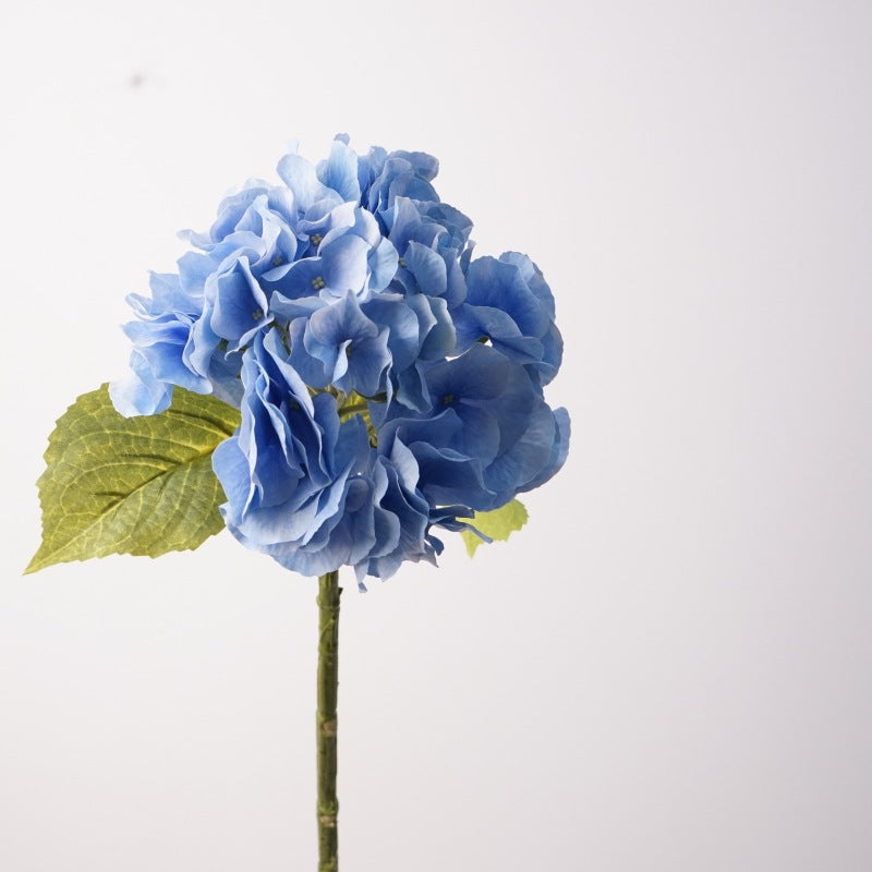 20" Hydrangea Bush, Artificial Silk-Like Flowers for Wedding Decor, Home & Commercial Styling, Single Bush with 24 Blooms