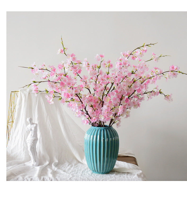 19 Inch Cherry Blossom Branches 10 Pcs Artificial Silk Flowers Bulk Spring Decor