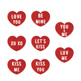 Valentine's Day Heart Hanging Decorations - 8 Patterns Party Supplies (3 Packs)