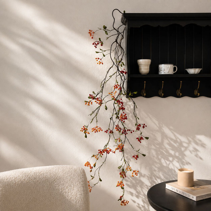Artificial Mountain Yam Vine Garland, 51-Inch Long, Foam Material, Perfect for Home Decor, Wedding, and Event Styling
