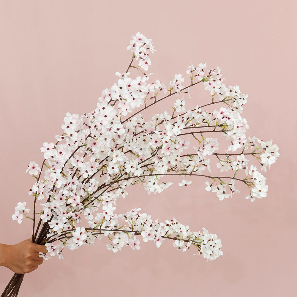 Weeping Cherry Blossom Artificial Flowers - 43.3 Inch 2-Pack | Wedding Decor & Vintage Accents