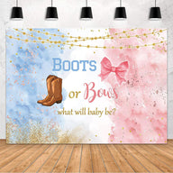 Gender Reveal Backdrop - Birthday & Party Decoration Banner - Photo Background for Celebrations