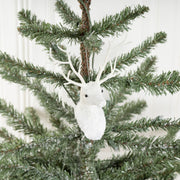 Bulk Christmas Ceramic Hanging Ornaments 3 Shapes Spherical Drop Deer for Xmas Party Decoration