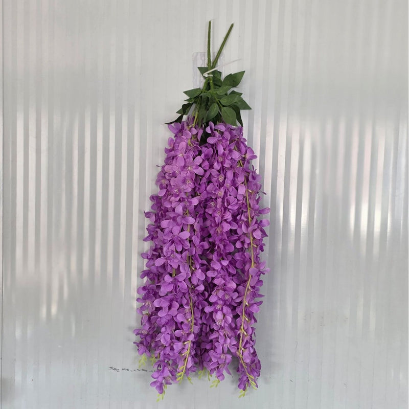 Artificial Wisteria Vine Garland, 33 Inches, Plastic, Indoor/Outdoor Decor for Weddings, Homes, and Events