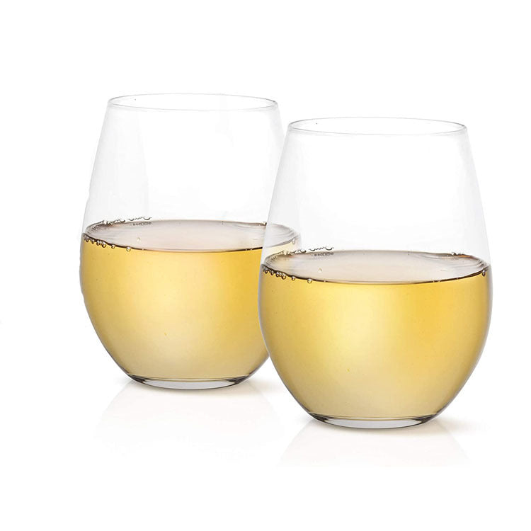 Bulk 10 Pcs Plastic Wine Glasses Stemless Reusable Clear Disposable Wine Cups Wholesale