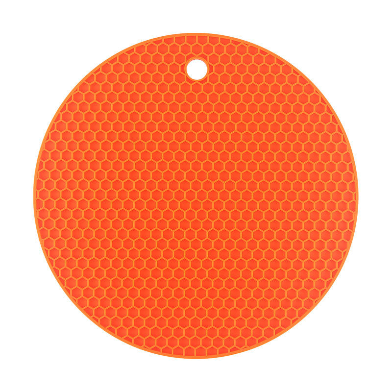 Bulk 3 Pcs Round Trivets Mat Multifunctional Heat Resistant Silicone Placemats Non-slip Cup Coasters Wholesale