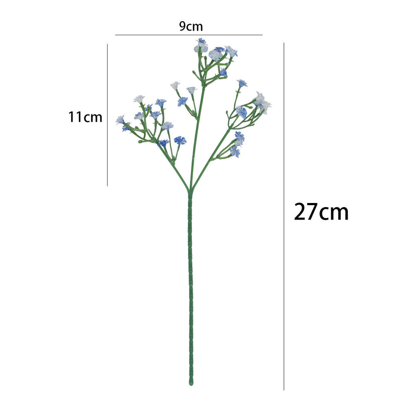 Set of 10 Artificial Baby's Breath Stems, 11" Long, Silicone Material, for Wedding Décor, Home Arrangements, and Events