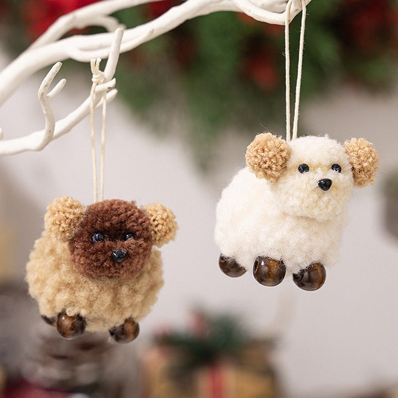 2025 Puppy Christmas Ornaments - Felt DIY Hanging Decor for Christmas & Eid