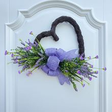 18 Inch Heart Wreath - Valentine’s Day & Mother’s Day Front Door Decor | Home Hanging Accent