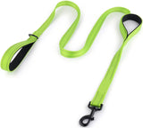 Premium Dual Handle Heavy Duty Dog Leash 6 Ft Reflective Oxford Padded Control Lead Medium Large Dogs Training Walking Hiking