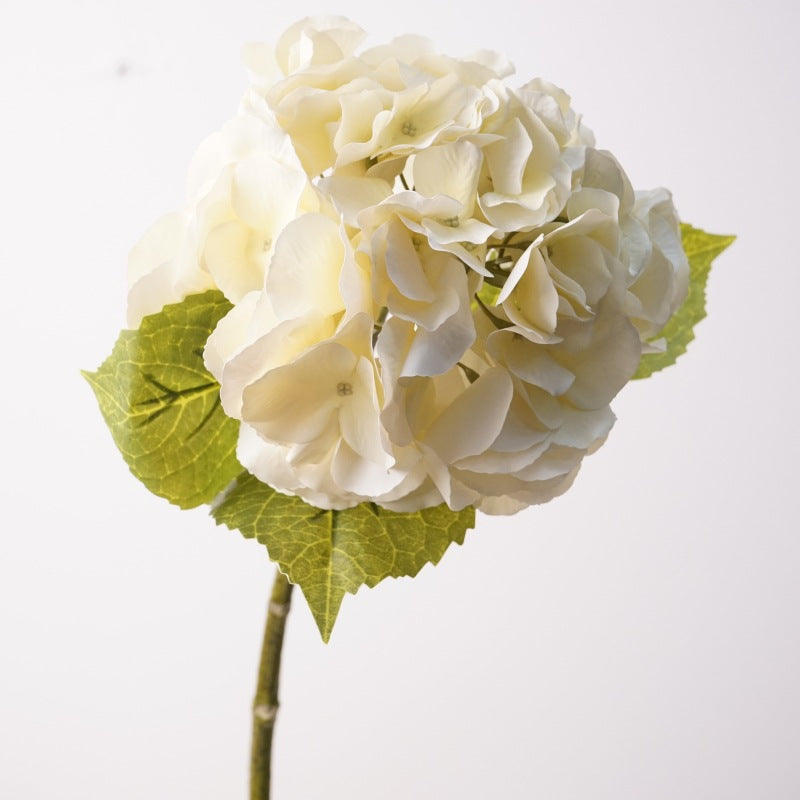 20" Hydrangea Bush, Artificial Silk-Like Flowers for Wedding Decor, Home & Commercial Styling, Single Bush with 24 Blooms