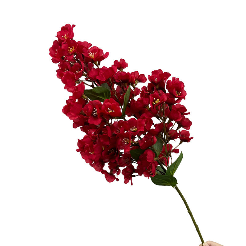 Artificial Begonia Bush, 29" Realistic Silk Floral Arrangement for Home Decor, Weddings & Events, Modern Stems for DIY Centerpieces & Vases