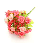 8 Inch Silk Peony Bush Artificial Flowers Bouquet - Bulk Wholesale Quantity