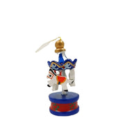 6 Pcs Carousel Ornament Sets with Rope for Christmas Tree Decor Bulk Holiday Decorations
