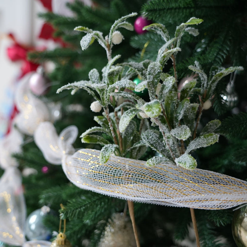 Artificial Olive Branch, 13" Single Stem, Christmas Decor, Wedding & Holiday Styling, Indoor Use