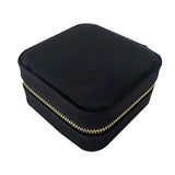 Customized Velvet Jewelry Box - Portable DIY Wedding Favor & Bridal Gift with Logo/Design