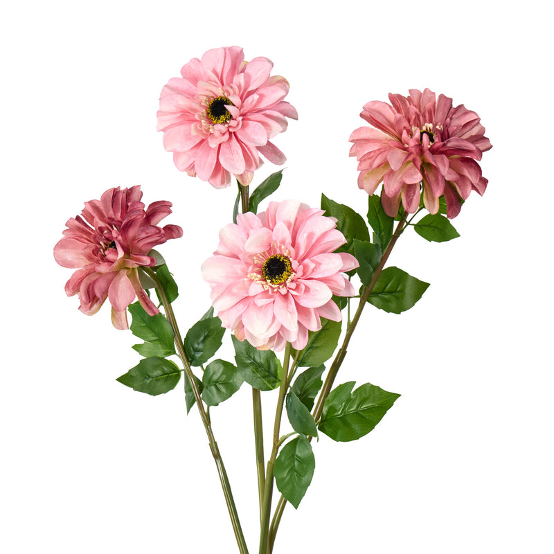 Artificial Chrysanthemum Single Stem, 1 Bloom, Faux Silk Fabric Flower for Wedding, Home Decor, Photography Props
