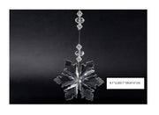 Christmas Snowflake Ornaments 24 Pcs Clear Acrylic Hanging Pendants Holiday Party Decor