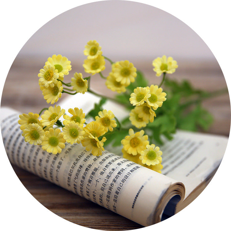 21 Inch Artificial Chamomile Flower Stems Bulk 10 Pcs Silk Wholesale