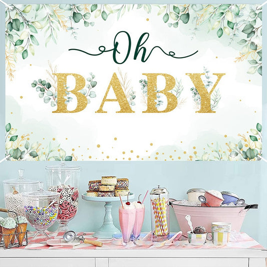 Bulk Baby Shower Backdrop Banner Decorations for Boys Girls Baby Shower Party Supplies Decor Wholesale