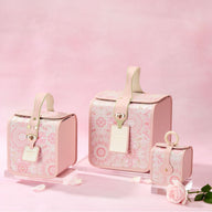Pink Bridesmaid Gift Boxes - Wedding Favor Boxes 3 Sizes | No Assembly Needed