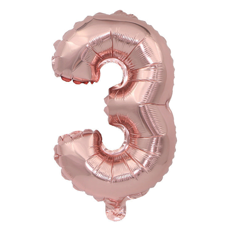 Bulk 32 Inch Foil Number Balloon for Birthday Party Decoration Graduation Celebration Holiday Accessory Decor Wholesale