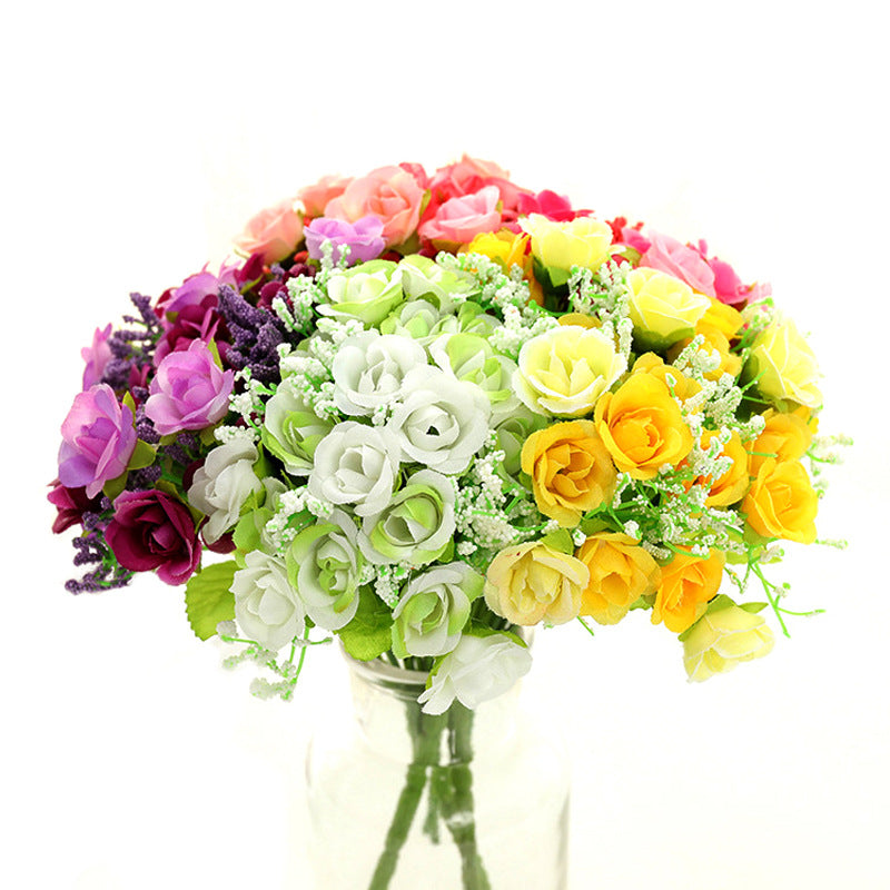 8 Inch Silk Peony Bush Artificial Flowers Bouquet - Bulk Wholesale Quantity