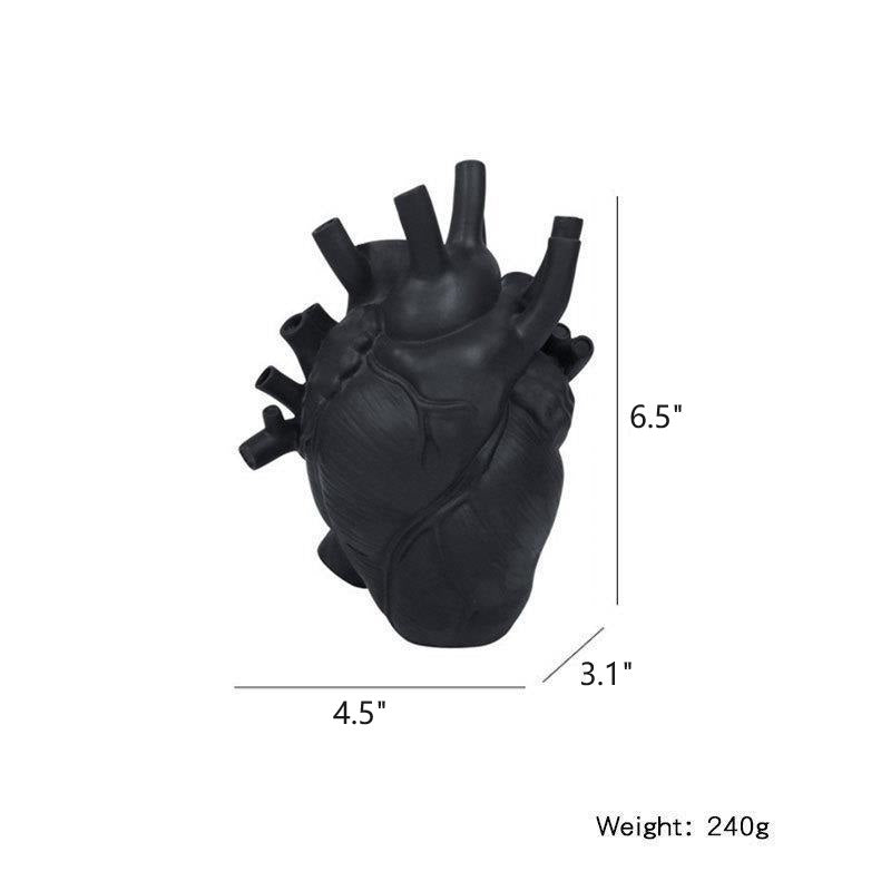Bulk Resin Vase Planter Vase In The Shape Of Human Heart Desktop Art Craft Ornament Vase Room Decor Home Decoration Decor Wholesale