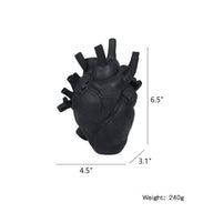 Bulk Resin Vase Planter Vase In The Shape Of Human Heart Desktop Art Craft Ornament Vase Room Decor Home Decoration Decor Wholesale