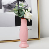Bulk 2 Pcs Nordic Plastic Vase Tall Conic Floral Vases for Wedding Supplies Home Centerpieces Decor Wholesale