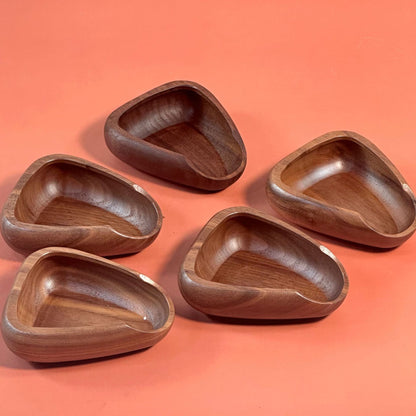 Walnut Coffee Bean Scoop Tray - Espresso Bean Measuring Dish & Coffee Accessory