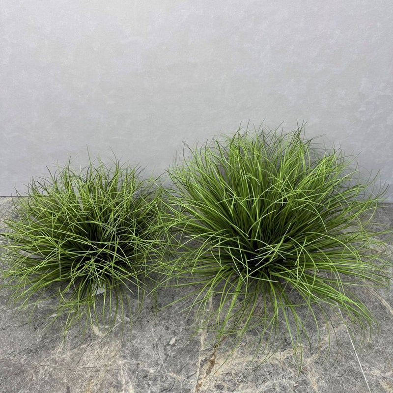 Artificial Cattail Grass Bush, 12" Tall, Plastic, Indoor/Outdoor Decor for Home, Office, Weddings, Events