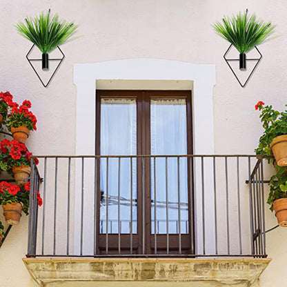 Bulk 1pc Rhombus Shape Metal Hanging Vase Modern Geometric Wall Decor For Home Living Room Office Decor Home Decor Wholesale