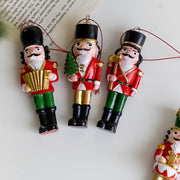 Nutcracker Soldier Doll Pendant Christmas Tree Hanging Ornament Holiday Party Decor Bulk Set