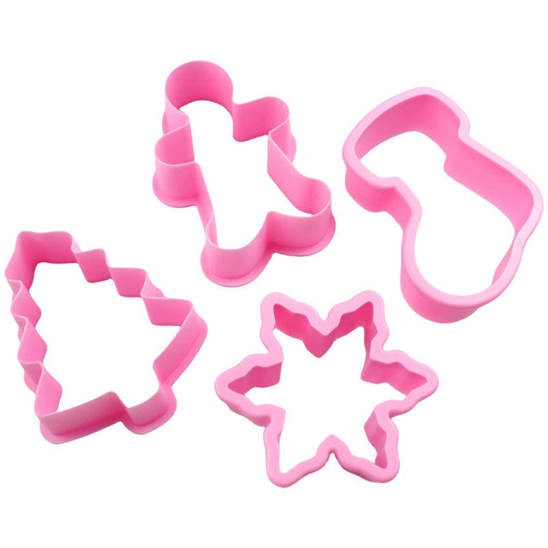 Christmas Cookie Cutters Set for Xmas Cookies, Biscuits, Fondant - Perfect for Christmas Party, Baking Gifts
