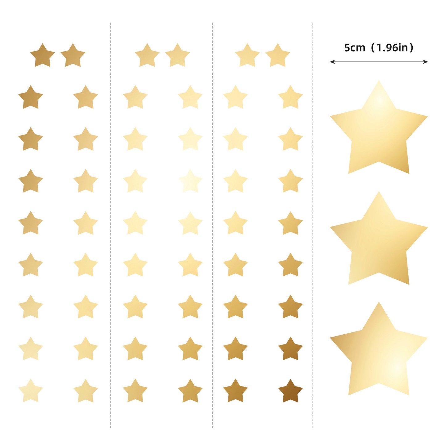 Bachelorette Party Star Hanging Garland - 13.12ft Paper Star Banner with 36 Stars