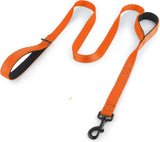 Premium Dual Handle Heavy Duty Dog Leash 6 Ft Reflective Oxford Padded Control Lead Medium Large Dogs Training Walking Hiking