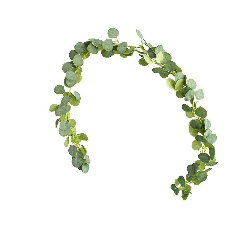 Eucalyptus Leaf Vine, 146-Leaf Artificial Trailing Plant, 75" Long, Wedding Decor, Home & Commercial Styling