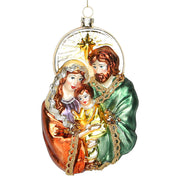 Christmas Ornament Nativity Glass Hanging Decoration for Tree, Bulk Wholesale Set