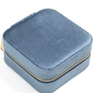 Customized Velvet Jewelry Box - Portable DIY Wedding Favor & Bridal Gift with Logo/Design