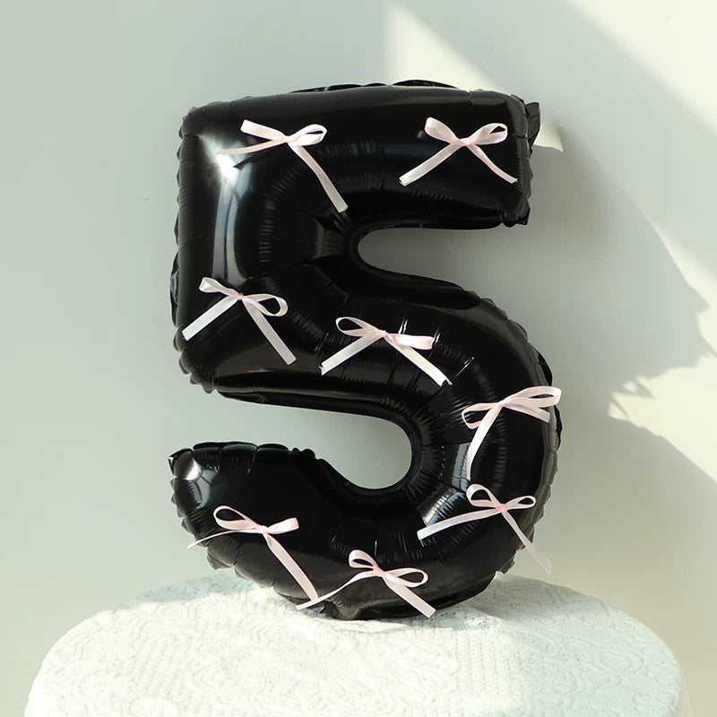 32 Inch Number Foil Balloon - 0-9 Digits Optional | Kids Birthday Party Decor for Boys & Girls