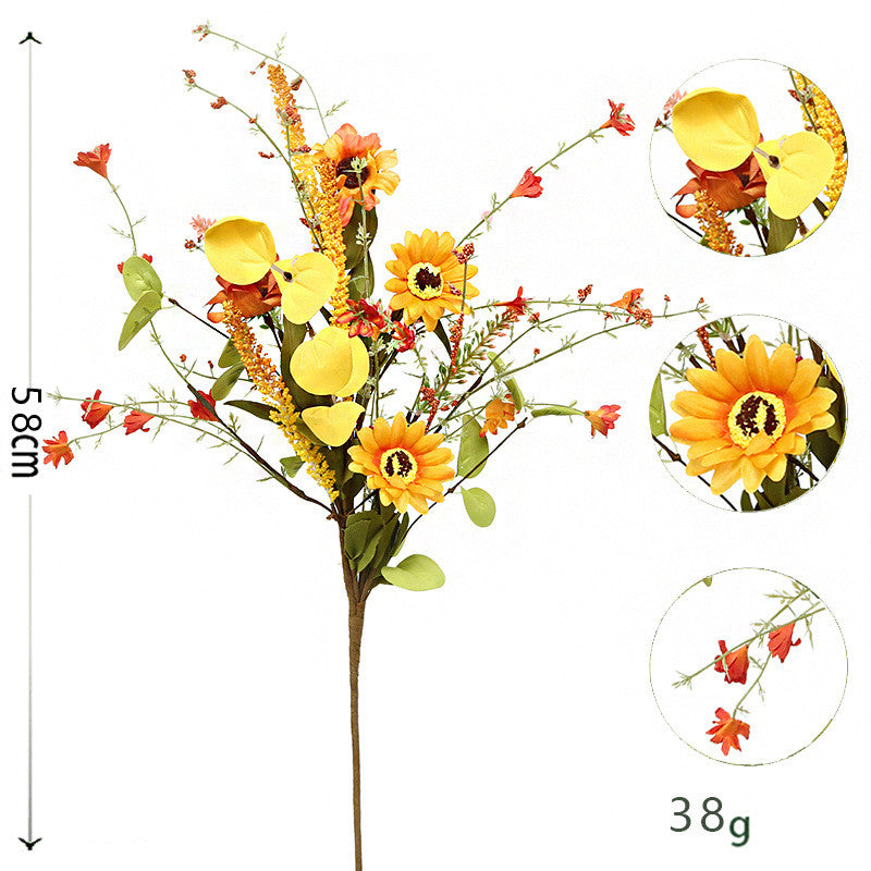 Easter Spring Decor Faux Eucalyptus Money Leaf Stem (23 Inches) - Artificial Greenery for Easter Arrangements & Spring Displays