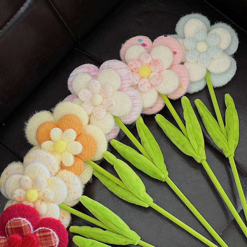 Single Stem Artificial Wildflower, 10-Pack, 15" Tall, Faux Silk Fabric, for Weddings, Events, and Home Decor