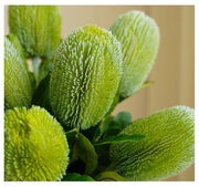 Artificial Banksia Protea Flower Stem 25 Inch 10 Pcs Silk Bulk Wholesale