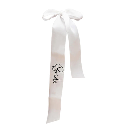 Wedding Decor Satin Ribbon - Bride & Bridesmaid 0.6" x 31.5" | Wedding Decoration Supplies